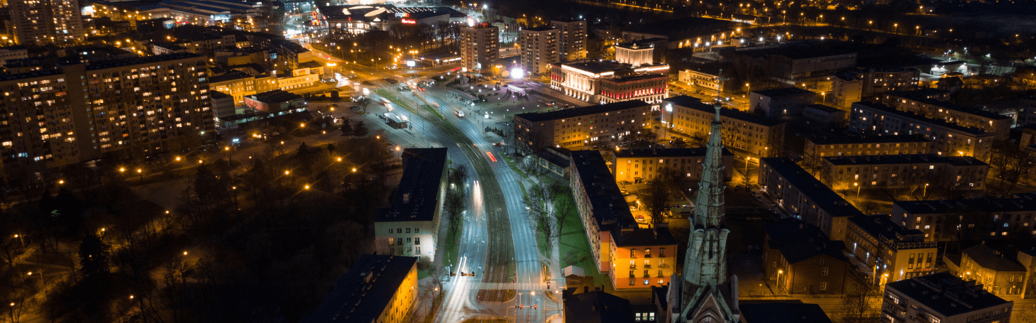 Панорама нічного міста