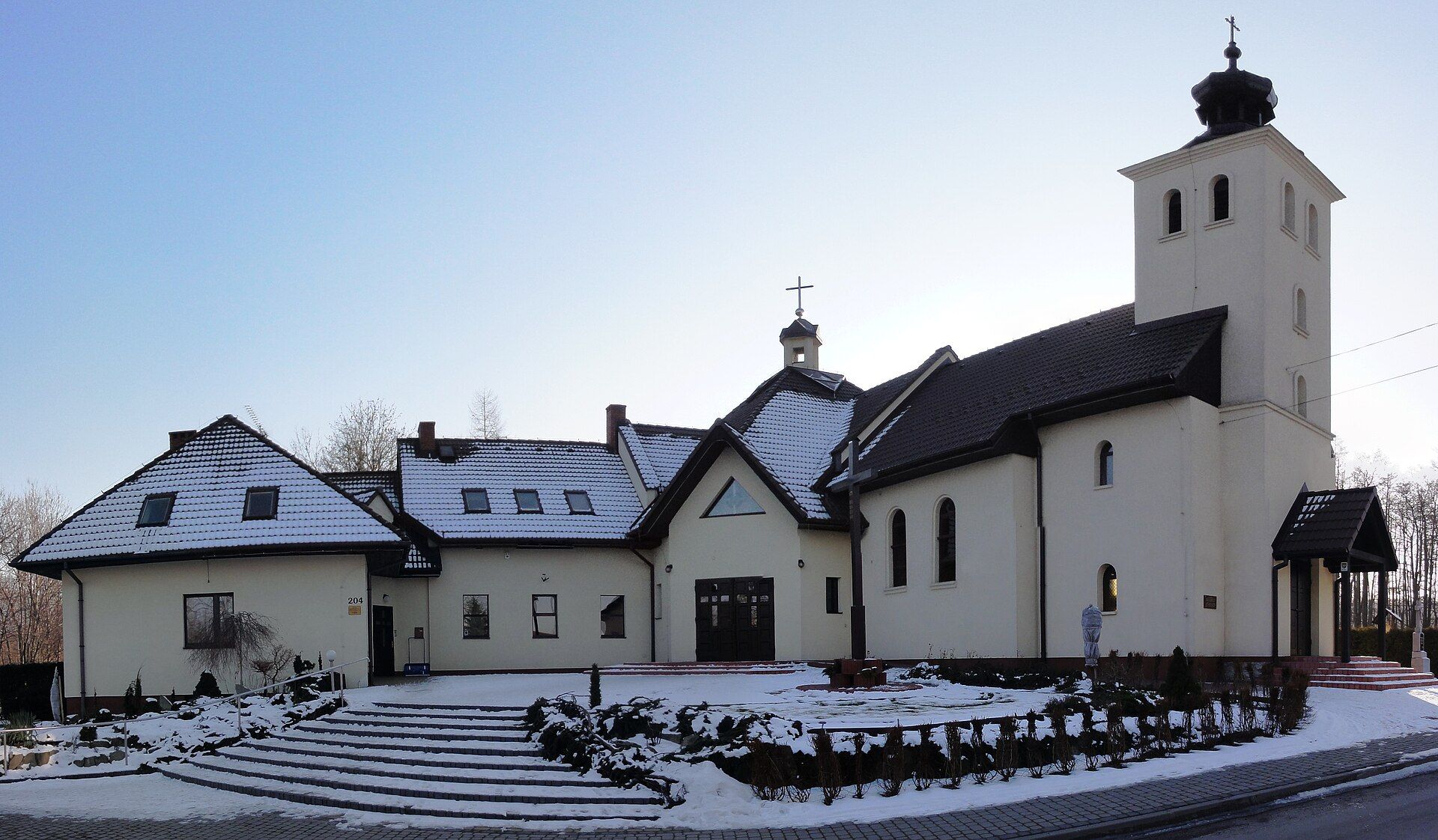 Kościół Rzymskokatolicki Najświętszego Serca Pana, atrakcja w pobliżu dworca Bohumin