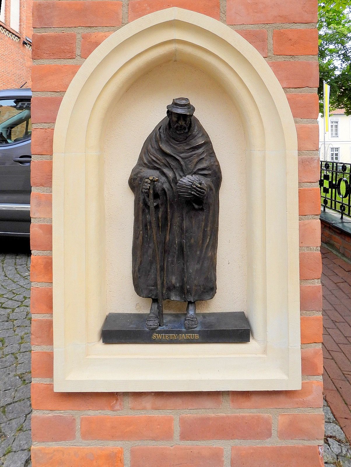 Figura św. Jakuba, atrakcja w pobliżu dworca Brzesko Okocim