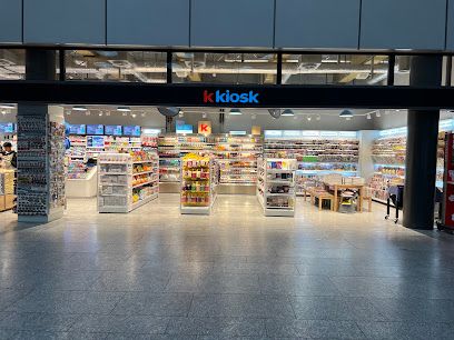 k kiosk, магазин біля вокзалу Zürich Flughafen