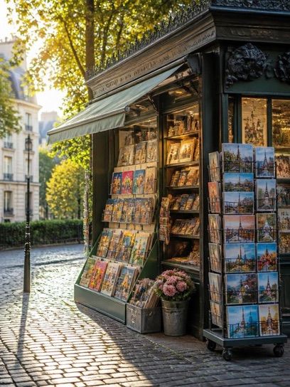 Kiosque à Journaux Souvenirs de Paris, sklep przy dworcu Gare de Lyon