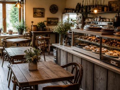 Cafés Richard, le Café, okolice dworca Rennes