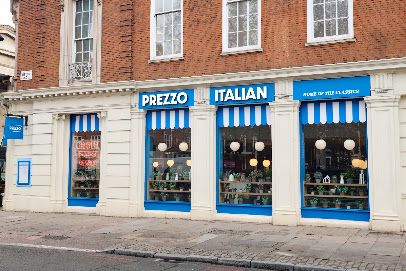 Prezzo Italian Restaurant London Euston, біля вокзалу Euston