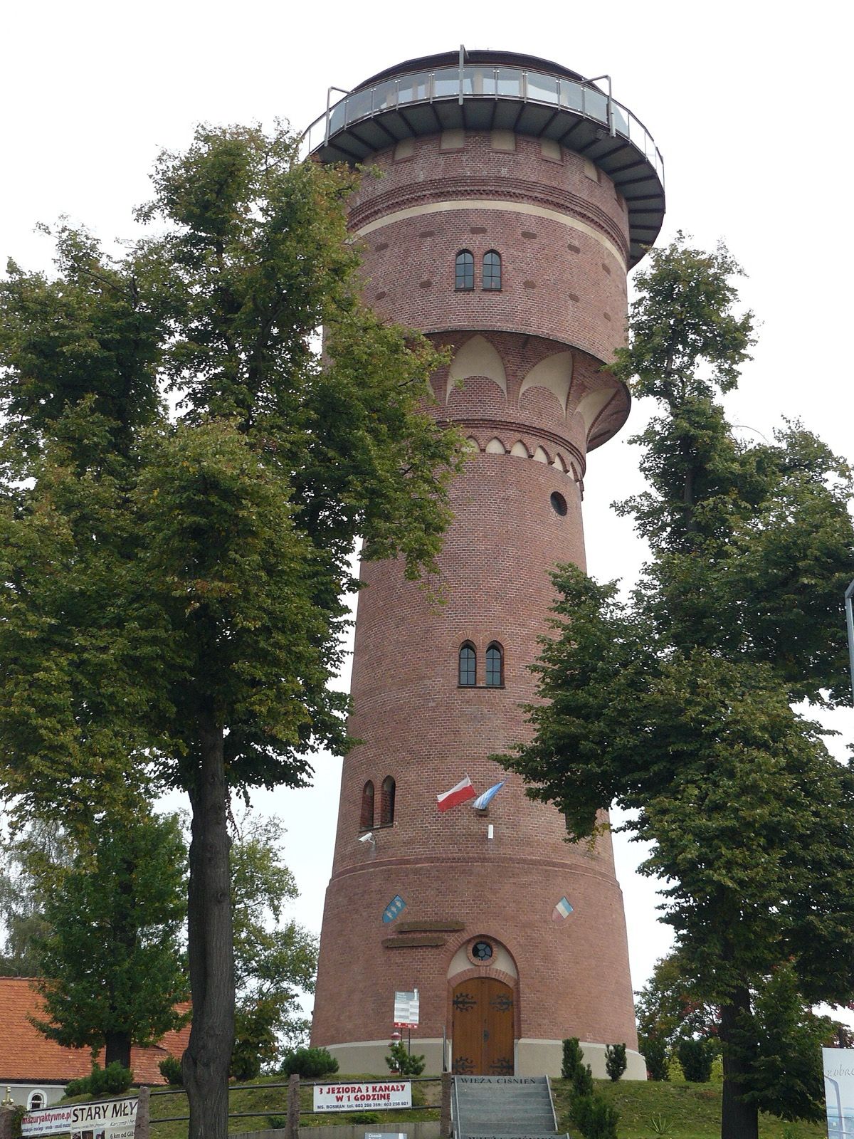 Wieża ciśnień, atrakcja w pobliżu dworca Giżycko