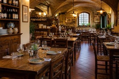 Trattoria Dalloste SMN, okolice dworca Firenze Santa Maria Novella