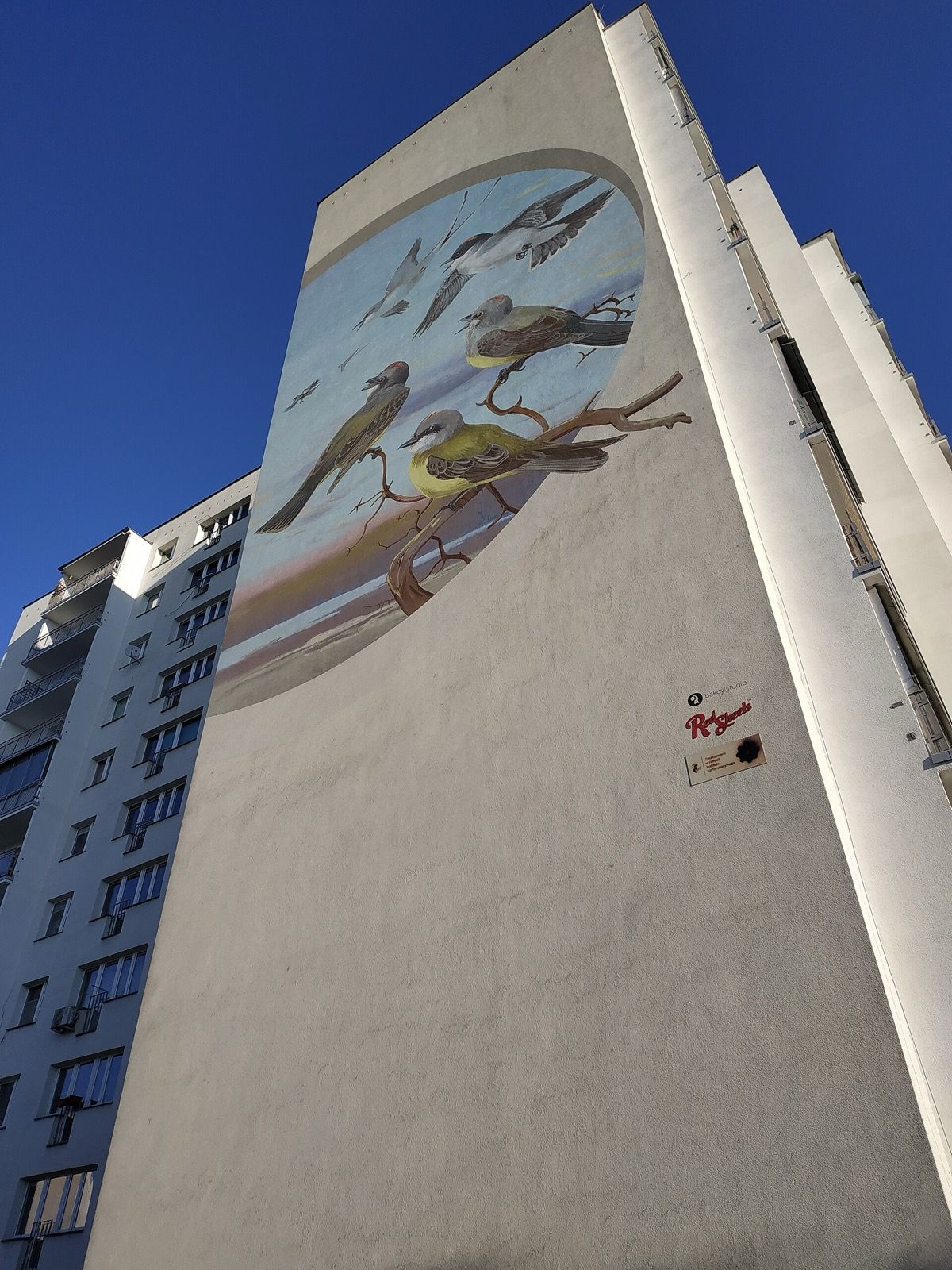 Mural Ptaki, atrakcja w pobliżu dworca Katowice