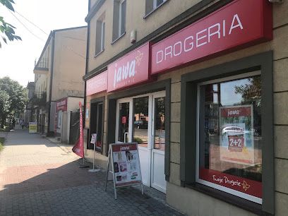 Drogerie Jawa, магазин біля вокзалу Колюшки