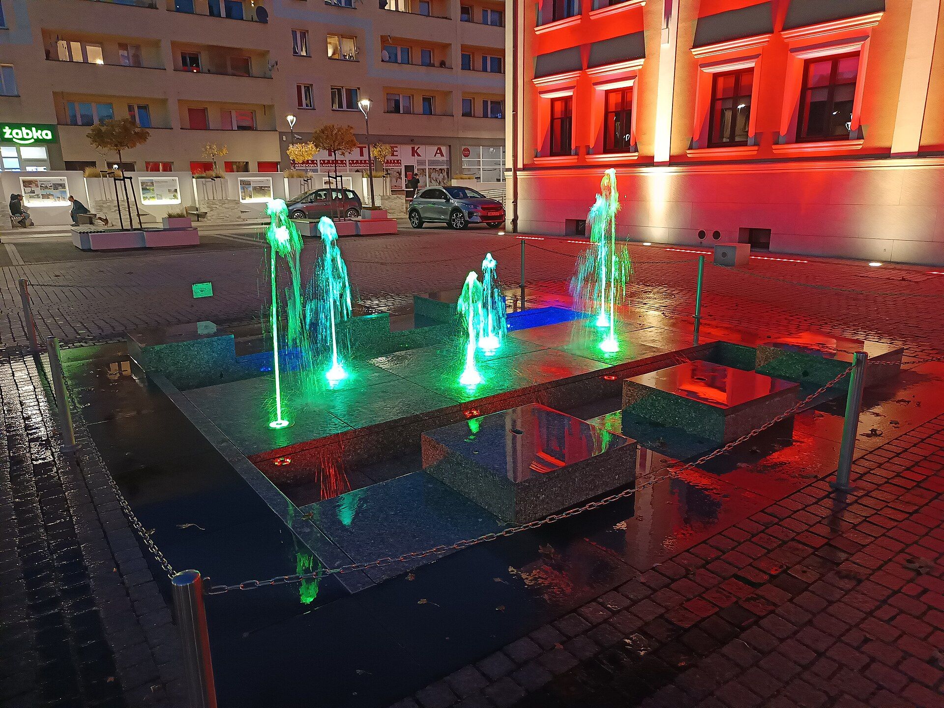 Fontanna, atrakcja w pobliżu dworca Lublin Główny