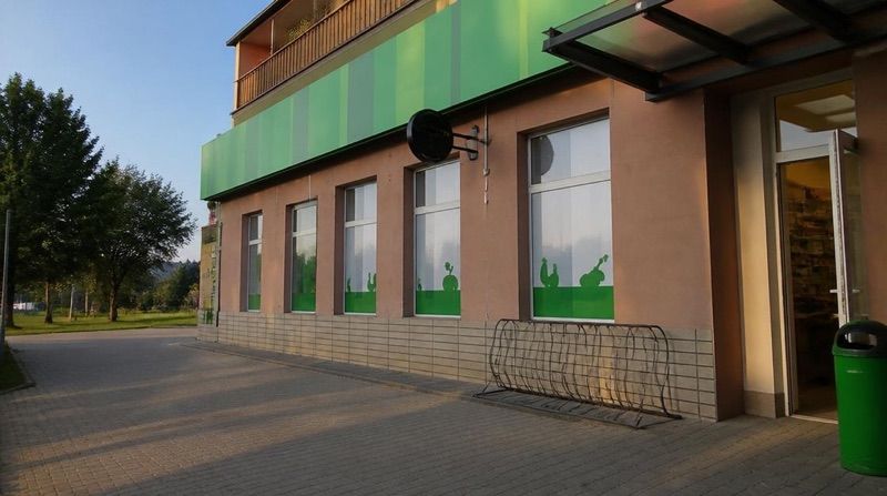 Delikatesy Centrum, sklep przy dworcu Nisko