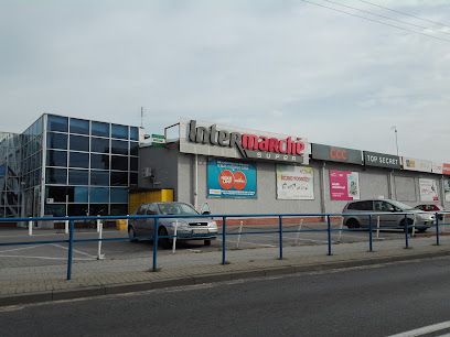 Intermarche Oborniki, магазин біля вокзалу Оборнікі Велкопольське  Місто