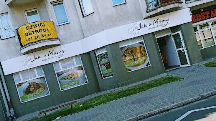Jak u Mamy - obiady domowe, біля вокзалу Ostróda