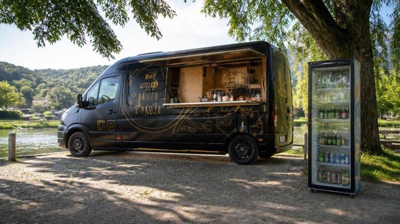 Gastro Travel Food Truck, біля вокзалу Piwniczna-Zdrój