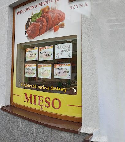 Sklep mięsno - spożywczy, магазин біля вокзалу Скочув