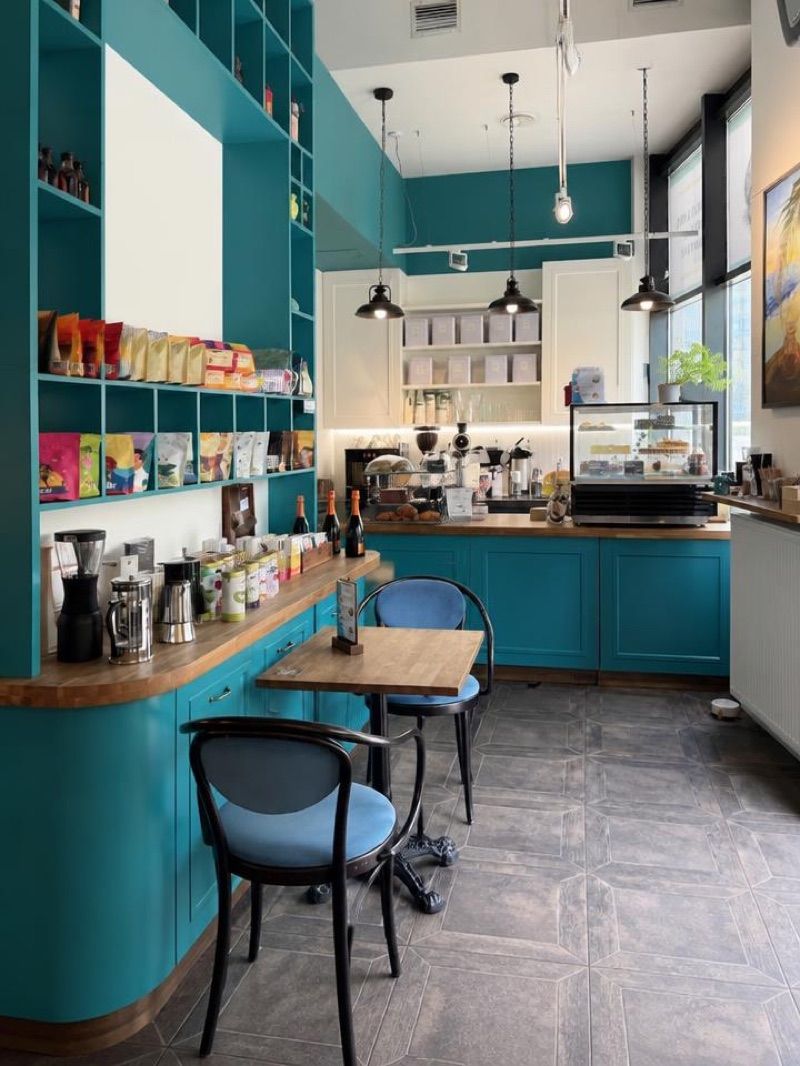 Kawiarnia Aroma Speciality Coffee, okolice dworca Warszawa Zachodnia