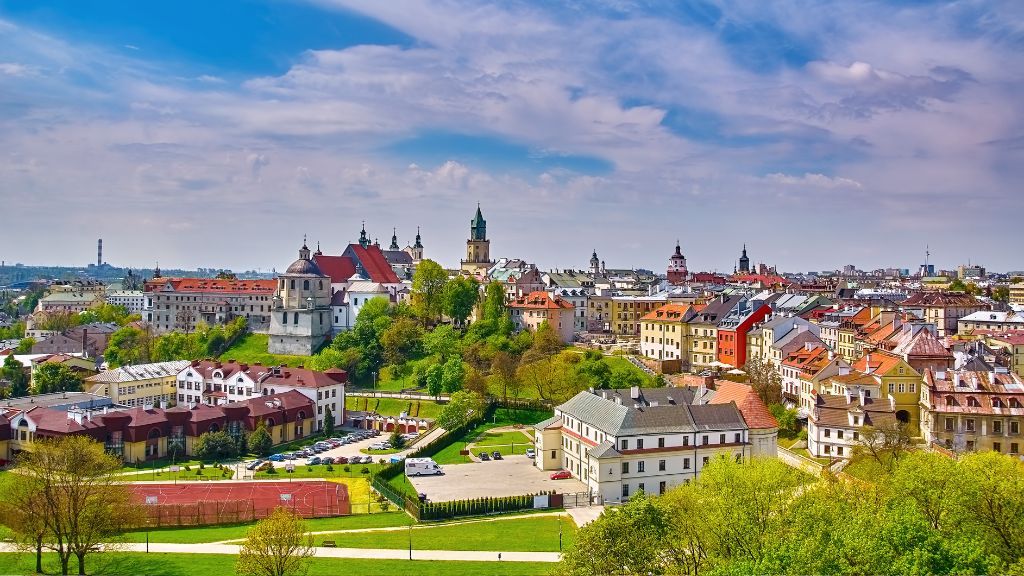 Люблінські поїзди - найкращі сполучення Панорама Любліна