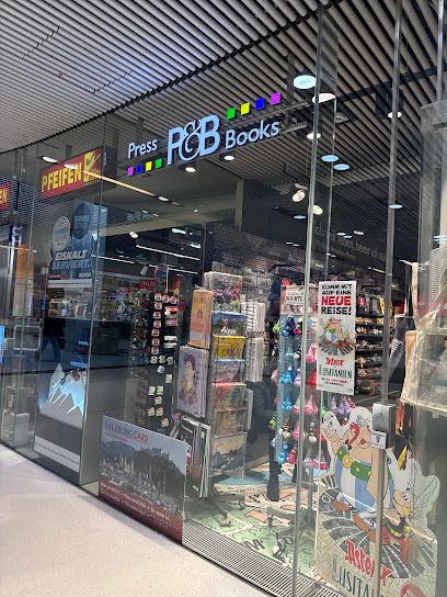 Press & Books, магазин біля вокзалу Salzburg Hauptbahnhof