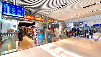 Cigar Shop Salzburg Tabakfachgeschäft Trafik Egger, магазин біля вокзалу Salzburg Hauptbahnhof