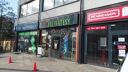 Delikatesy, магазин біля вокзалу Бендзин Місто