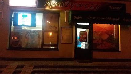 "Nocny" Sklep spożywczy Lottomat Kolektura LOTTO, магазин біля вокзалу Біла Підляська