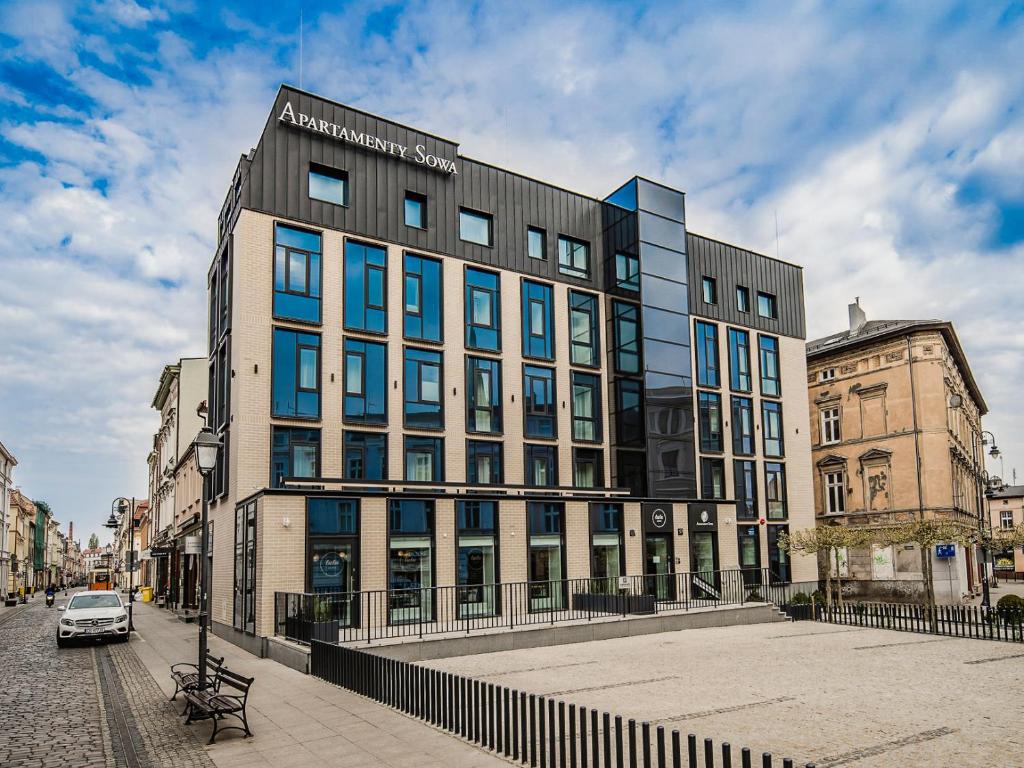 Apartamenty Sowa Bydgoszcz, житло біля вокзалу Бидгощ Схід