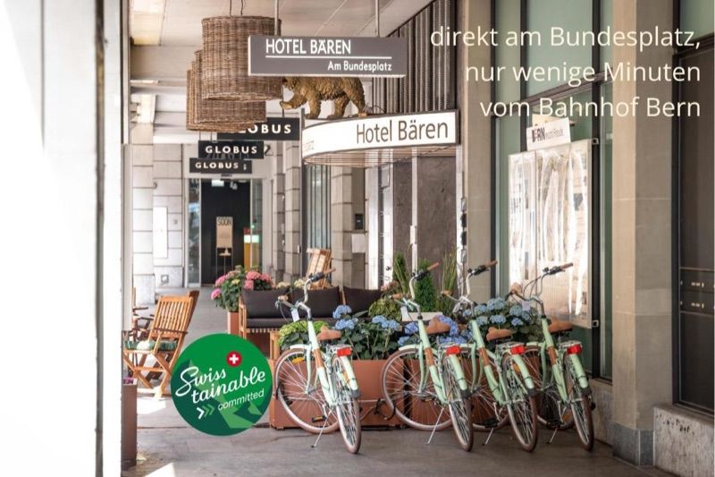 Hotel Bären am Bundesplatz, житло біля вокзалу Bern