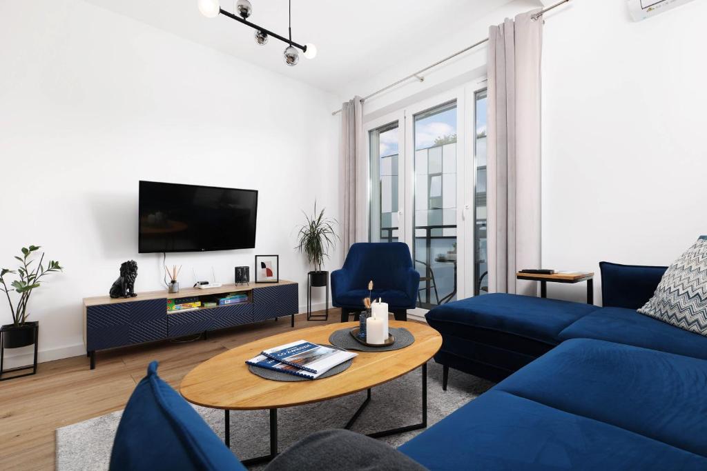 Apartament Wesoła by Stay&Rest - nowoczesność w centrum z balkonem, житло біля вокзалу Чеховиці-Дзедзиці