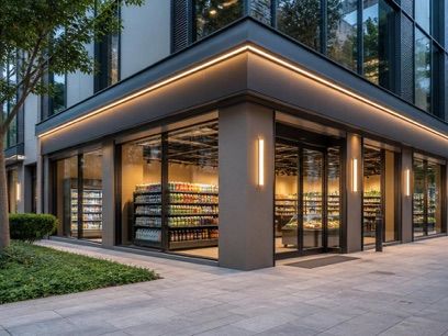 Carrefour City, sklep przy dworcu Strasbourg