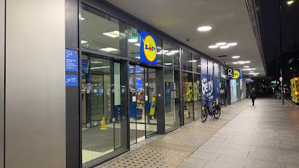 Lidl, магазин біля вокзалу Euston