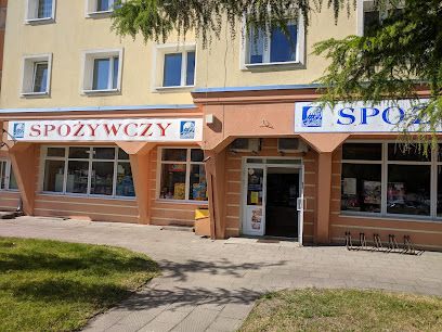 Sklep spożywczy PSS Społem, магазин біля вокзалу Гіжицько