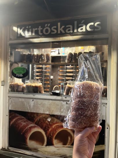 Fitzkey Chimney Cake, магазин біля вокзалу Budapest-Nyugati