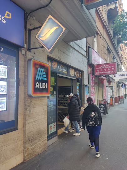 ALDI, магазин біля вокзалу Budapest-Nyugati