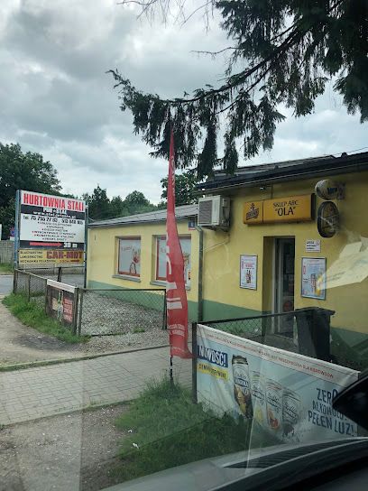Sklep Spożywczy „OLA”, магазин біля вокзалу Єленя Гура Чепліце