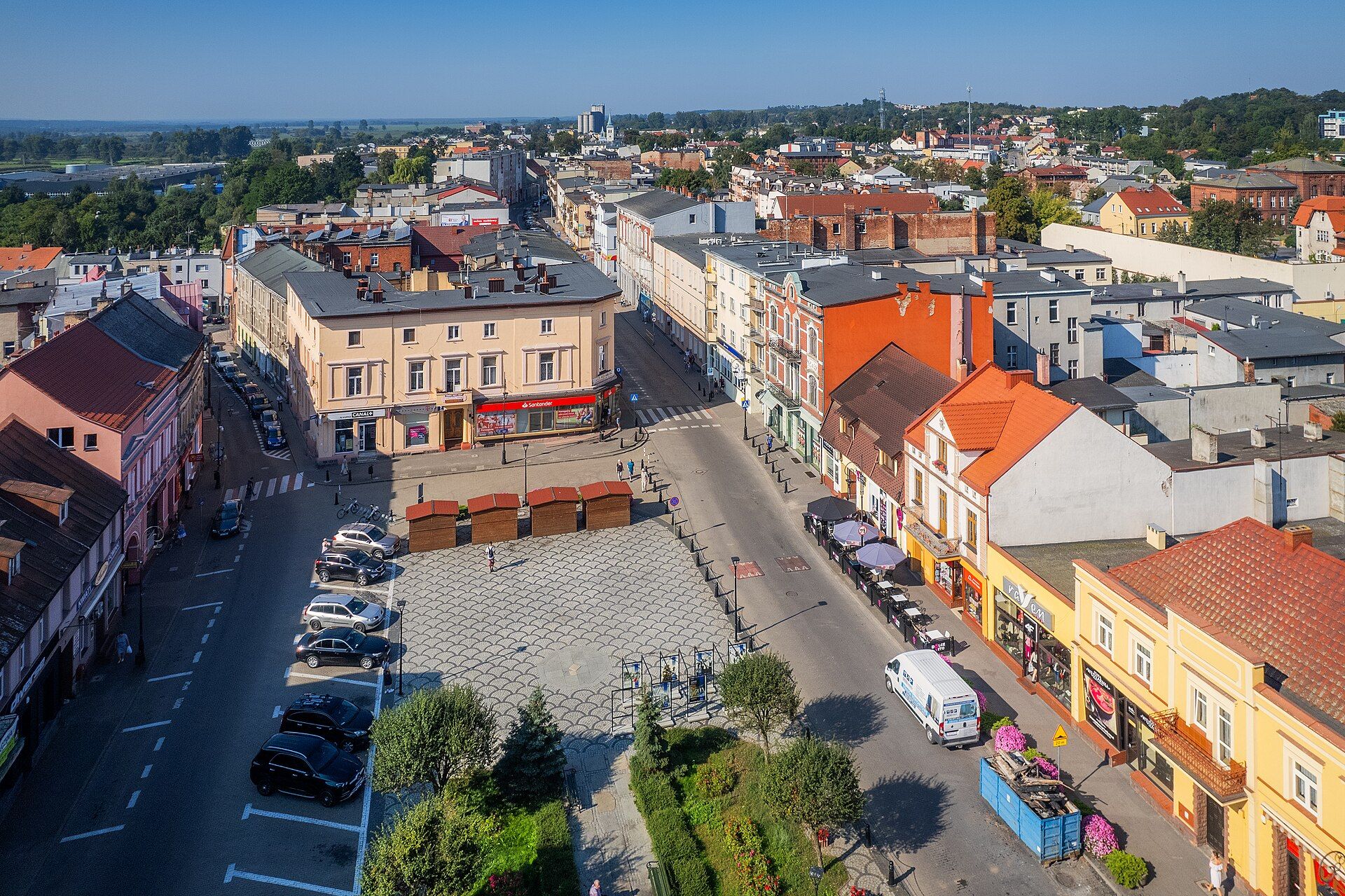 Rynek w Nakle nad Notecią, atrakcja w pobliżu dworca Nakło nad Notecią