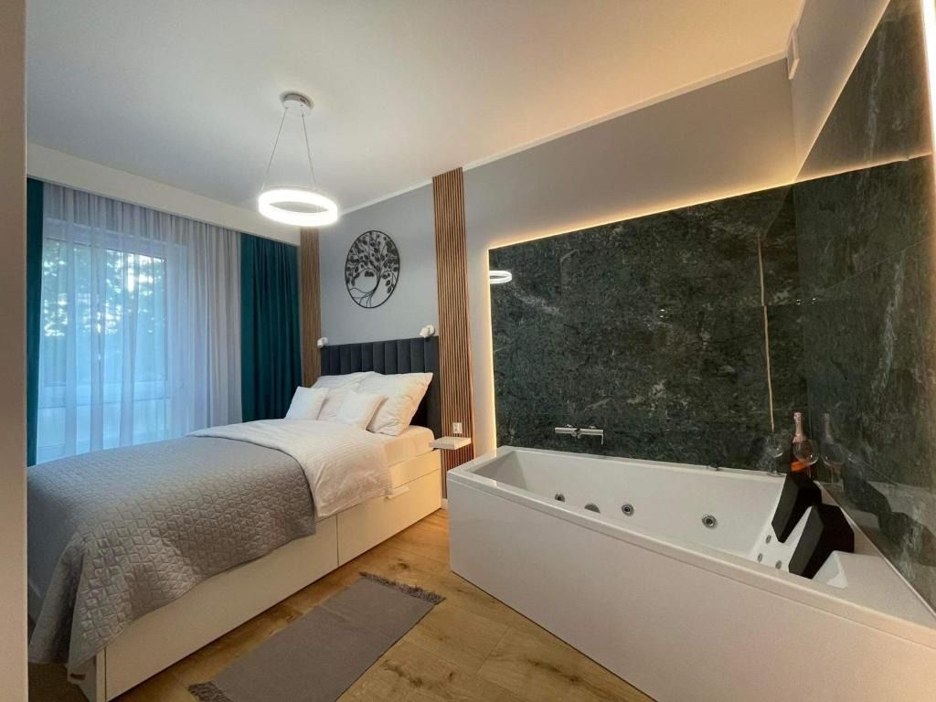 Caroline Jacuzzi Apartments, житло біля вокзалу Новий Двір Мазовецький