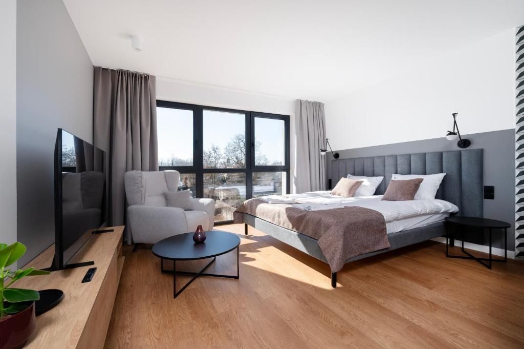 Apartamenty Rocha, житло біля вокзалу Пабяніце