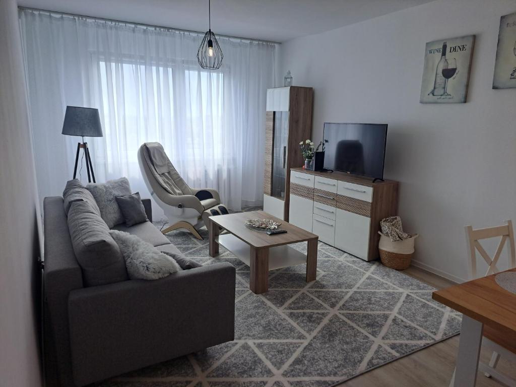 Apartament Kraju centrum z fotelem masującym, житло біля вокзалу Сосновець Даньдувка