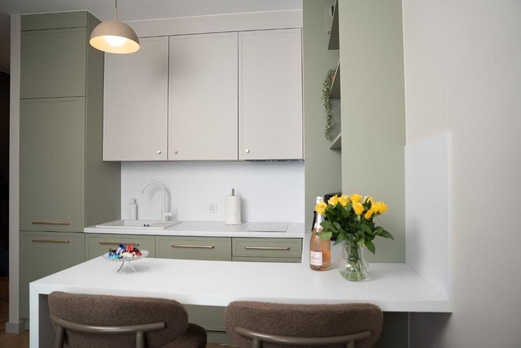 Calma Apartament Moderato, житло біля вокзалу Старогард Гданьський