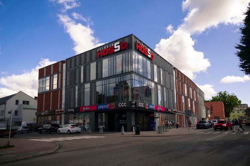 Galeria Hosso, торговий центр біля вокзалу Свідвин