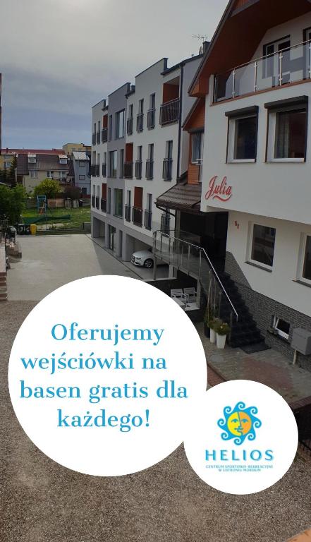 Apartamenty Julia APARTAMENTY OZONOWANE, житло біля вокзалу Устроне-Морське