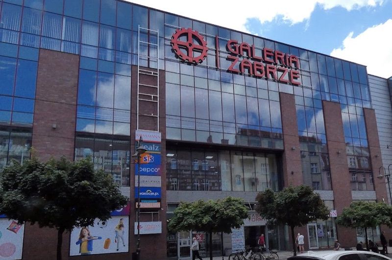 Galeria Zabrze, торговий центр біля вокзалу Dworzec Kolejowy Zabrze