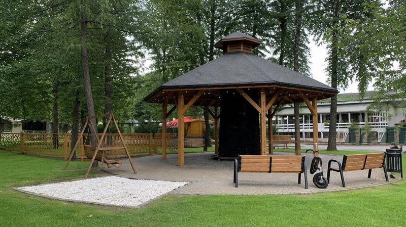 Tężnia Zawiercie, atrakcja w pobliżu dworca Zawiercie